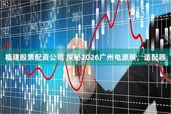 福建股票配资公司 探秘2026广州电源展，适配器